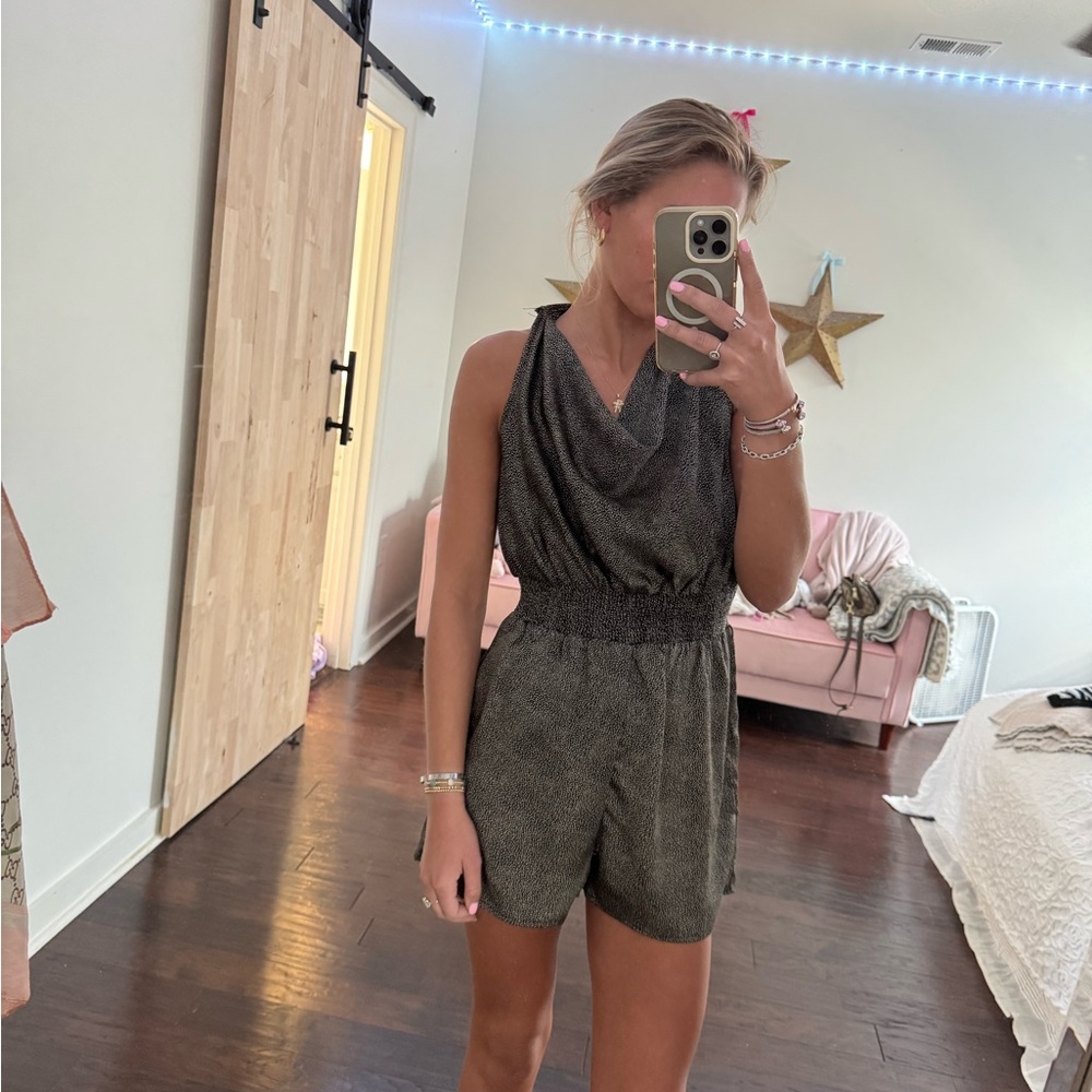 Black and gold Jumpsuit